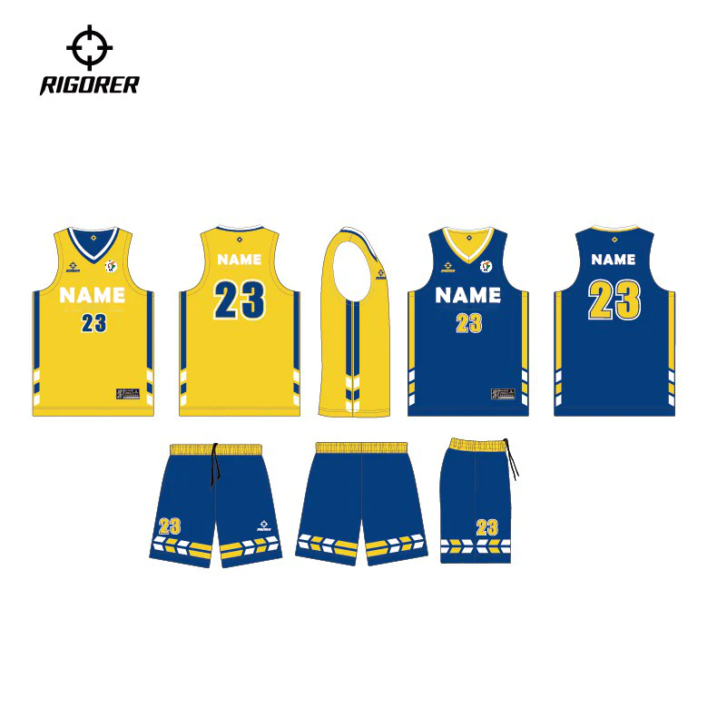 Custom Teamwear Sublimation Reversible Uniform for Basketball - Image 4