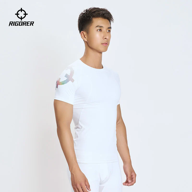 Rigorer 28% Spandex Short Sleeve Compression Shirt [Z125310601] - Image 4