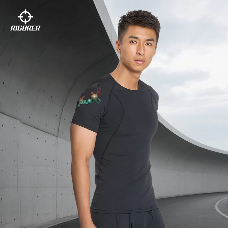 Rigorer 28% Spandex Short Sleeve Compression Shirt [Z125310601] - Image 5