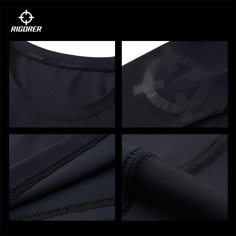 Rigorer 28% Spandex Short Sleeve Compression Shirt [Z125310601] - Image 8