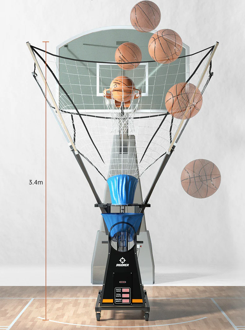 Rigorer Automatic Basketball Serving Shooting Training Machine - Image 4